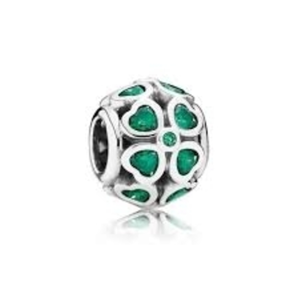 Pandora Sterling Silver S925 ALE Lucky Clovers Charm